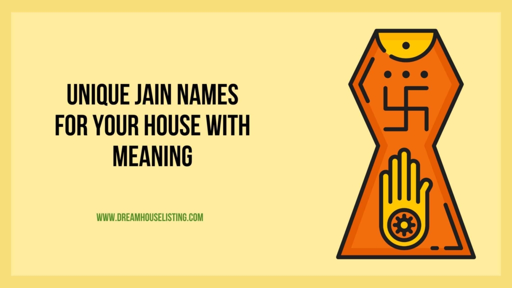 Unique Jain Names for Your House with Meaning