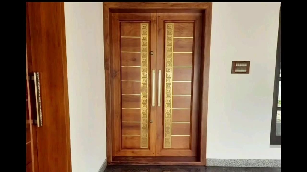 Simple Yet Effective Indian Double Door Design: