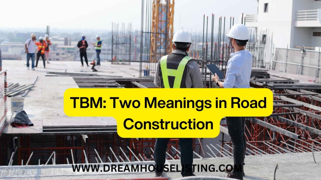 TBM: Two Meanings in Road Construction