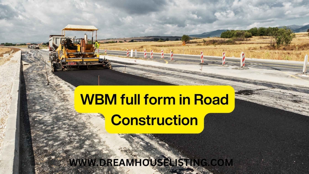 WBM full form in Road Construction