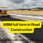 WBM full form in Road Construction