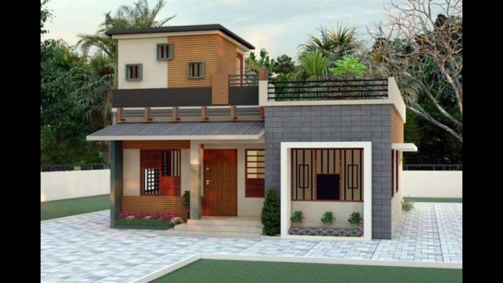 Simple Single Floor Indian House Design Ideas